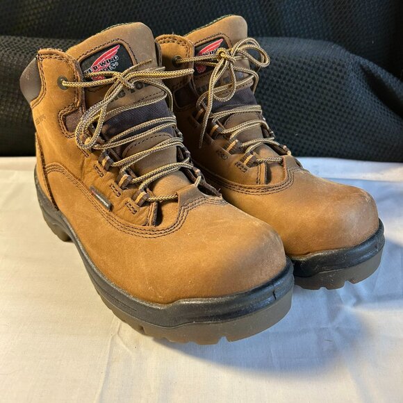 Women's Red Wing Steel Toe Work Boots - Women's Size 8.5 - Picture 1 of 6